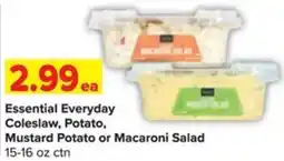 Shop 'n Save Essential Everyday Coleslaw, Potato, Mustard Potato or Macaroni Salad offer