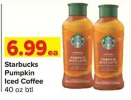Shop 'n Save Starbucks pumpkin iced coffee offer