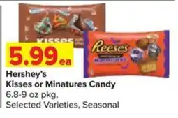 Shop 'n Save Hershey's Kisses or Minatures Candy offer