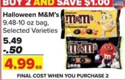 Shop 'n Save Halloween M&M's offer