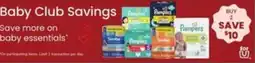 Safeway Pampers baby essentials offer