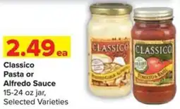 Shop 'n Save Classico pasta or alfredo sauce offer
