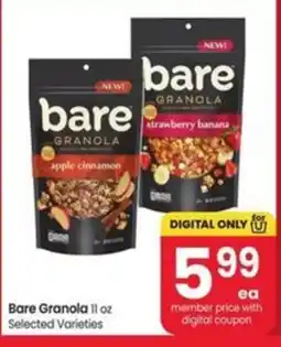 Safeway Bare Granola offer