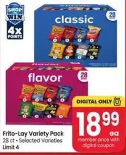 Safeway Frito-Lay Variety Pack offer