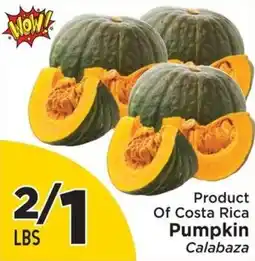 Presidente Costa Rica Pumpkin Calabaza offer