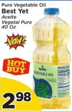 Best Yet Vegetable Oil