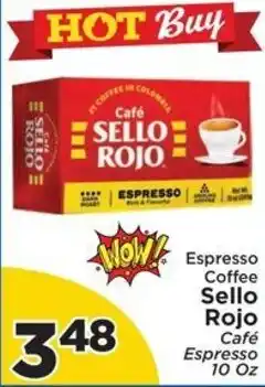 Presidente Cafe Sello Rojo Espresso Coffee offer