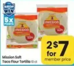 Safeway Mission Soft Taco Flour Tortilla offer