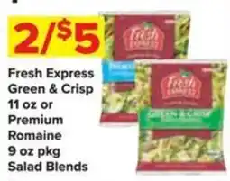 Shop 'n Save Fresh Express green & crisp salad blends offer