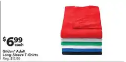 Michaels Gildan adult long-sleeve t-shirts offer