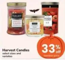 Safeway Tuscany Harvest Candles offer