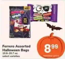 Safeway Ferrero Assorted Halloween Bags offer