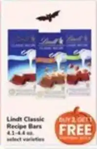 Safeway Lindt Classic Recipe Bars offer