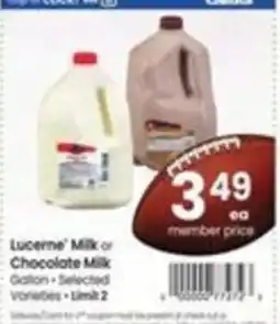 Safeway Lucerne Milk or Chocolate Milk offer