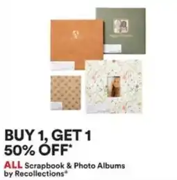 Michaels All Scrapbook & Photo Albums by Recollections offer
