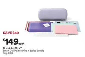 Michaels Cricut Joy Xtra Smart Cutting Machine + Basics Bundle offer