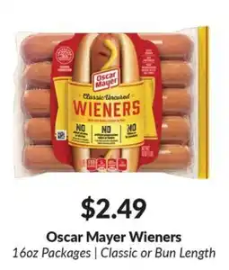Woodman's Oscar Mayer Wieners offer