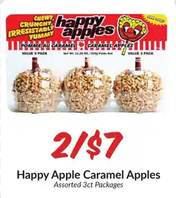 Woodman's Happy Apple Caramel Apples offer