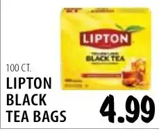 Karns Lipton black tea bags offer