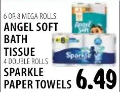 Karns Angel Soft bath tissue offer