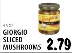 Karns Giorgio sliced mushrooms offer