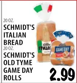 Karns Schmidt's italian bread offer