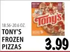 Karns Tony's frozen pizzas offer