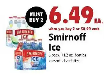 Festival Foods Smirnoff Ice offer