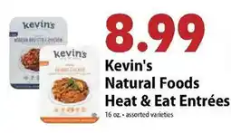 Festival Foods Kevin's Natural Foods Heat & Eat Entrées offer