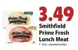 Festival Foods Smithfield Prime Fresh Lunch Meat offer