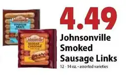 Festival Foods Johnsonville Smoked Sausage Links offer