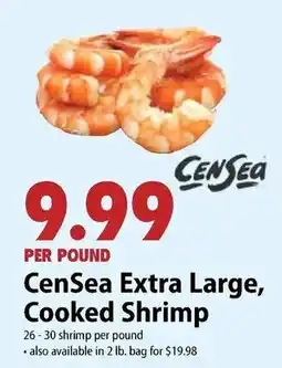 Festival Foods Censea extra large, cooked shrimp offer