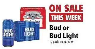 Festival Foods Bud or Bud Light offer