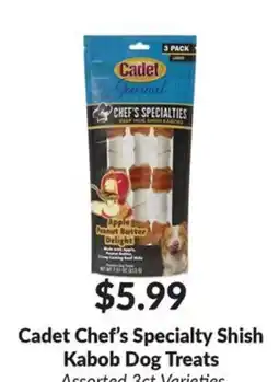 Woodman's Cadet Chef's Specialty Shish Kabob Dog Treats offer