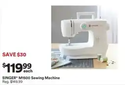 Michaels Singer M1500 Sewing Machine offer