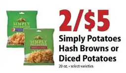Festival Foods Simply Potatoes Hash Browns or Diced Potatoes offer