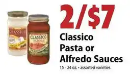 Festival Foods Classico pasta or alfredo sauces offer