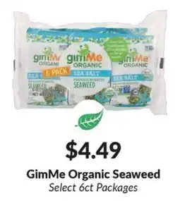 Woodman's GimMe Organic Seaweed offer