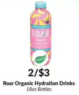 Woodman's Roar Organic Hydration Drinks offer