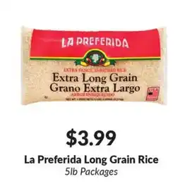 Woodman's La Preferida Long Grain Rice offer