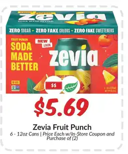 Woodman's Zevia Fruit Punch offer