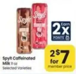 Safeway Spylt Caffeinated Milk offer