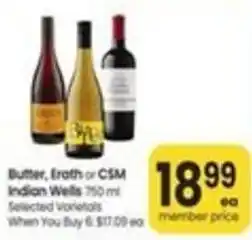 Safeway Butter, Eroth or CSM Indian Wells offer
