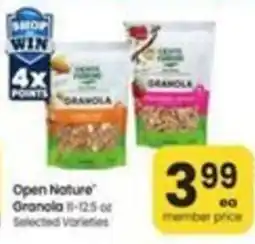 Safeway Open Nature Granola offer