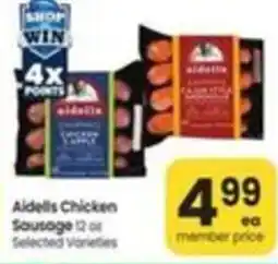 Safeway Aldi's Chicken Sausage offer
