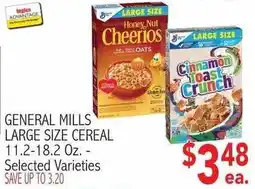 Ingles Markets General Mills large size cereal offer