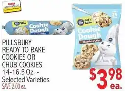 Ingles Markets Pillsbury ready to bake cookies or chub cookies offer