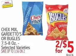 Ingles Markets CheX Mix, GardeTto's or Bugles offer