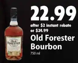 Festival Foods Old Forester Bourbon offer