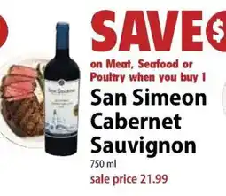 Festival Foods San Simeon Cabernet Sauvignon offer